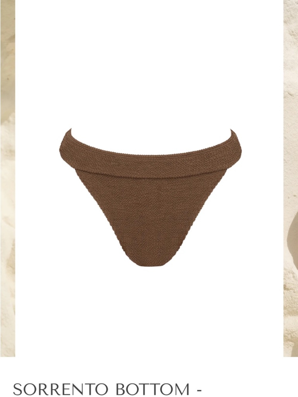 Somerfield Swim Sorrento Bikini Bottom in Brown